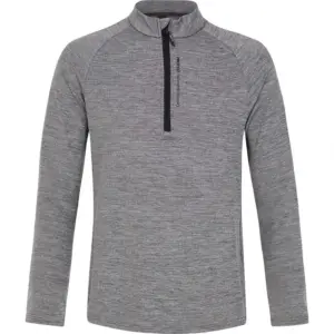 Protest Henry Half Rits Lange Mouw T-shirt Grijs