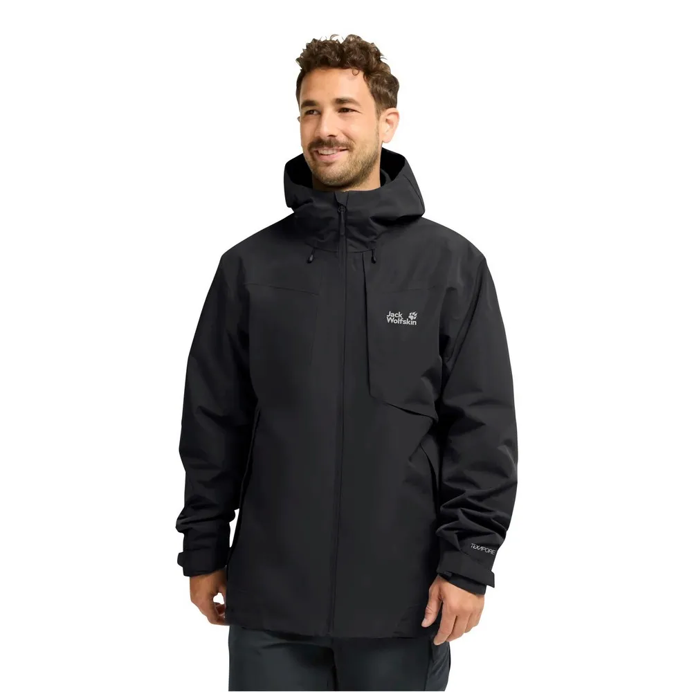 Jack Wolfskin Flextrail 2l Jas Zwart