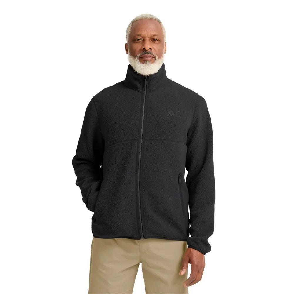 Jack Wolfskin Lite Curl Jas Zwart