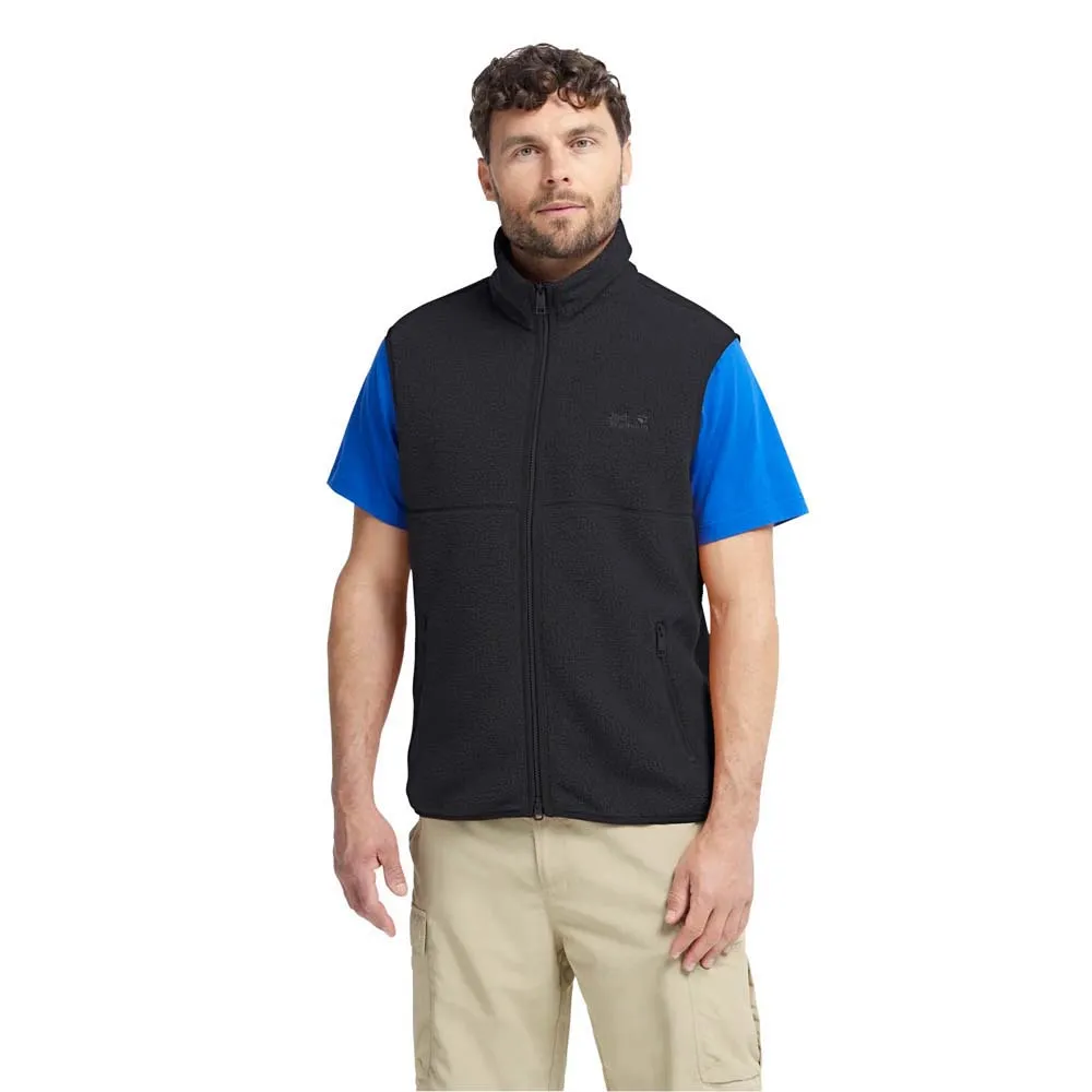 Jack Wolfskin Lite Curl Vest Zwart