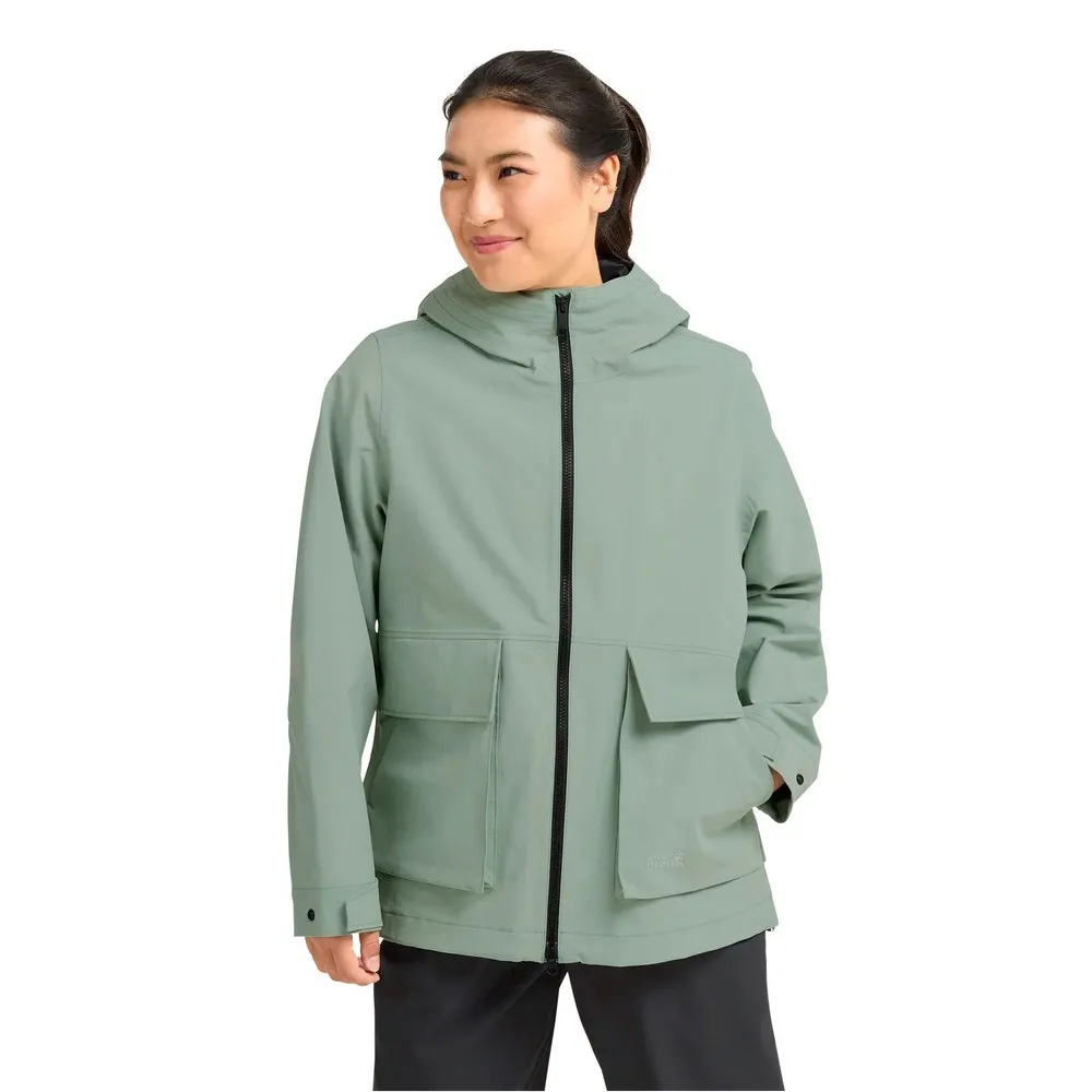 Jack Wolfskin Nabur 2l Jas Groen