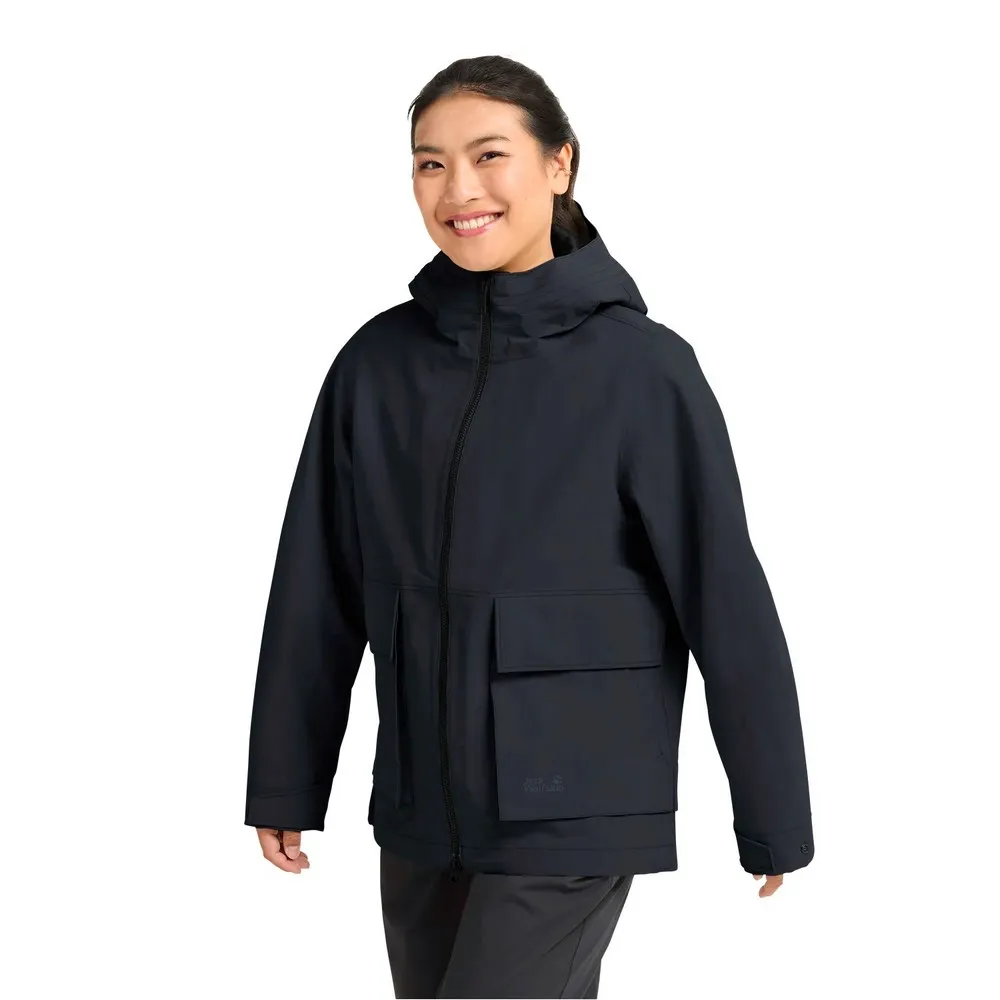 Jack Wolfskin Nabur 2l Jas Marineblauw