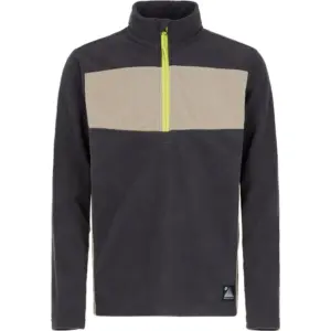 Protest Marnix Half Rits Lange Mouw T-shirt Grijs