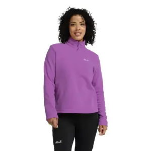 Jack Wolfskin Taunus 100 Sweatshirt Met Halve Rits Foxglove