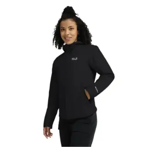 Jack Wolfskin Trail Light Hybrid Jas Zwart