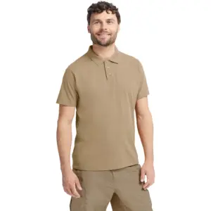 Jack Wolfskin Travel Korte Mouw Poloshirt Hazel Wood
