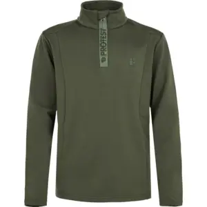 Protest Rewillowy Half Rits Lange Mouw T-shirt Thyme
