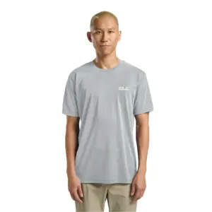 Jack Wolfskin Vonnan Graphic T-shirt Met Korte Mouwen Grijs