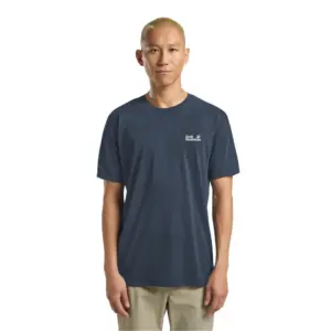 Jack Wolfskin Vonnan Graphic T-shirt Met Korte Mouwen Outdoor Midnight Sky