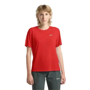 Jack Wolfskin Vonnan T-shirt Met Korte Mouwen Rood