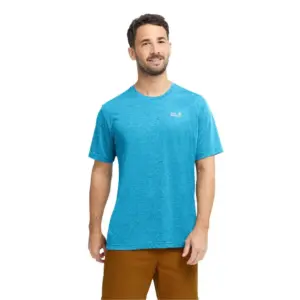 Jack Wolfskin Wildtrail T-shirt Met Korte Mouwen Blauw