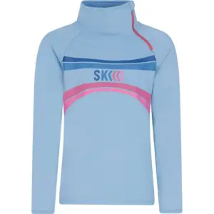 Protest Tutti Half Rits Lange Mouw T-shirt Blauw