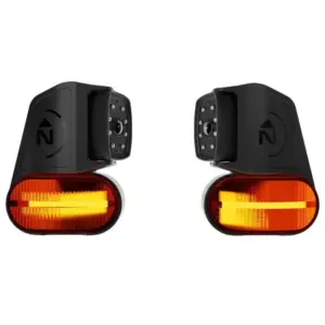 Brandmotion Draadloze Hd Led-zijmarkeringslichtcamera Zwart