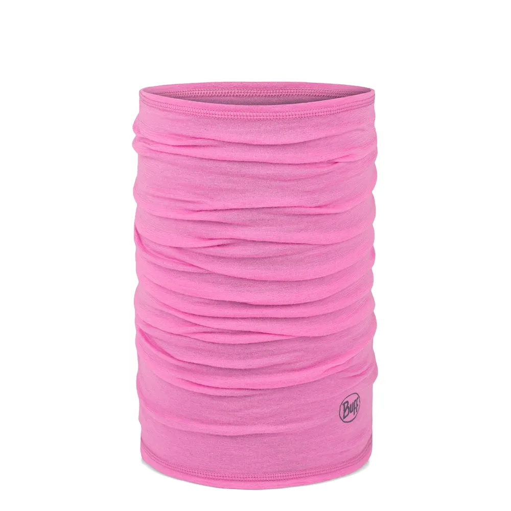 Buff ® Merino Lightweight Nekwarmer Solid Fluor Fuchsia