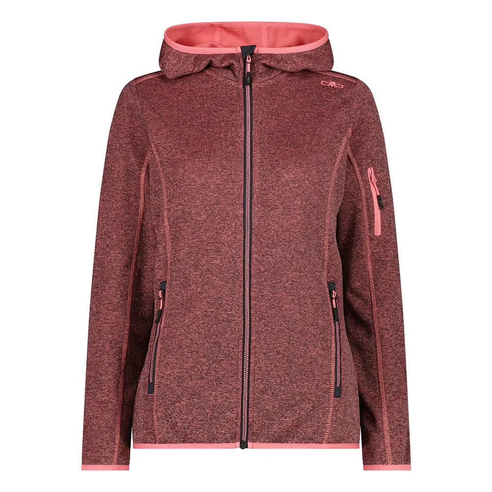 Cmp 30h5856 Fleece Met Kap Koraal