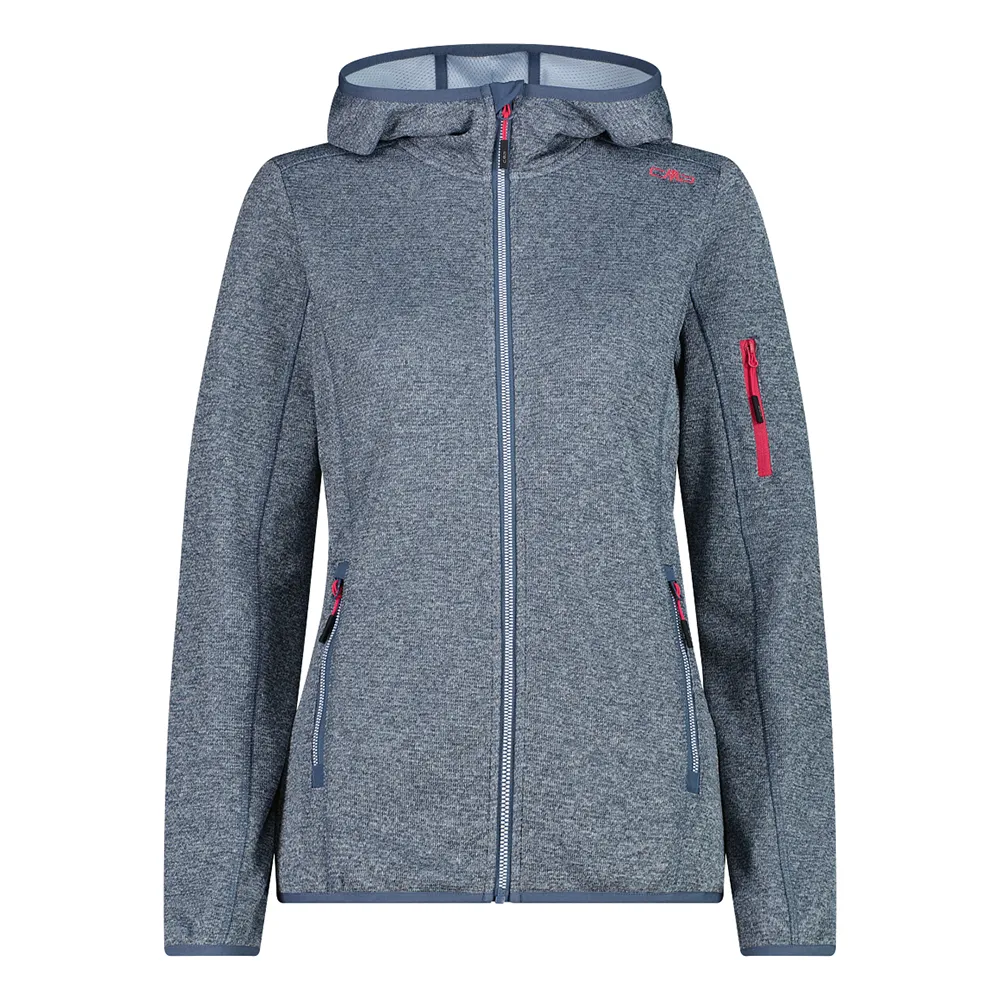 Cmp 30h5856 Fleece Met Kap Blauw