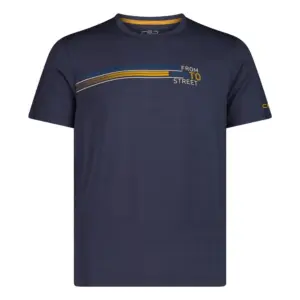 Cmp 38t6457 T-shirt Met Korte Mouwen Blauw