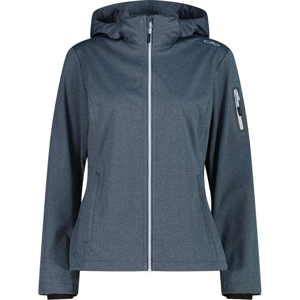 Cmp 39a5016m Light Softshelljack Space Mel.