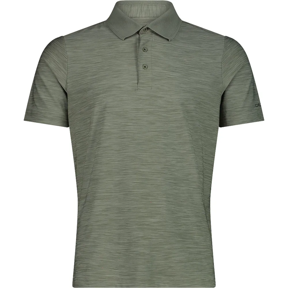 Cmp 39t5817 Korte Mouw Poloshirt Sage Mel.
