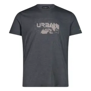 Cmp 39t7527 T-shirt Met Korte Mouwen Antracite Mel / Tortora