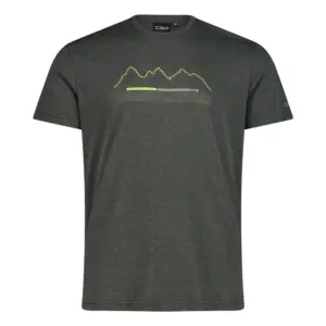Cmp 39t7527 T-shirt Met Korte Mouwen Alpine Mel.