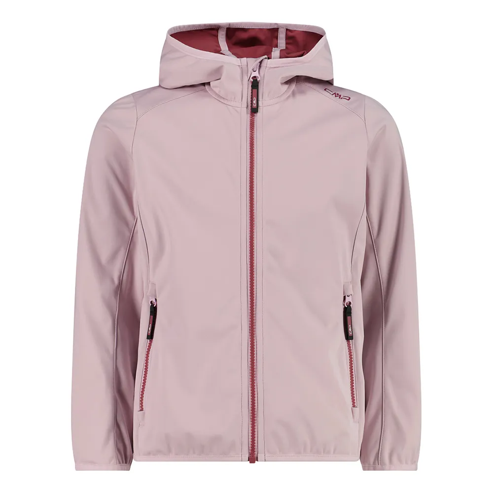 Cmp Fix Hood 39a5115 Softshelljack Roze