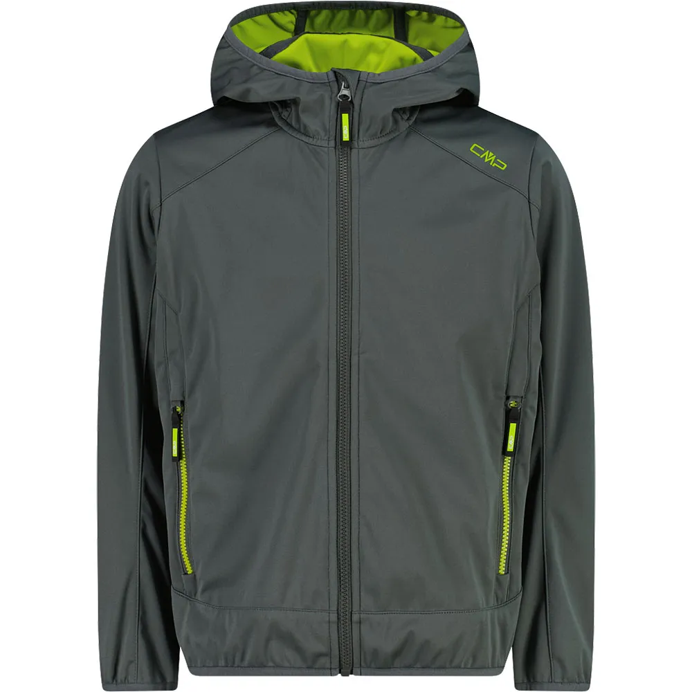 Cmp Fix Hood 39a5134 Softshelljack Grijs