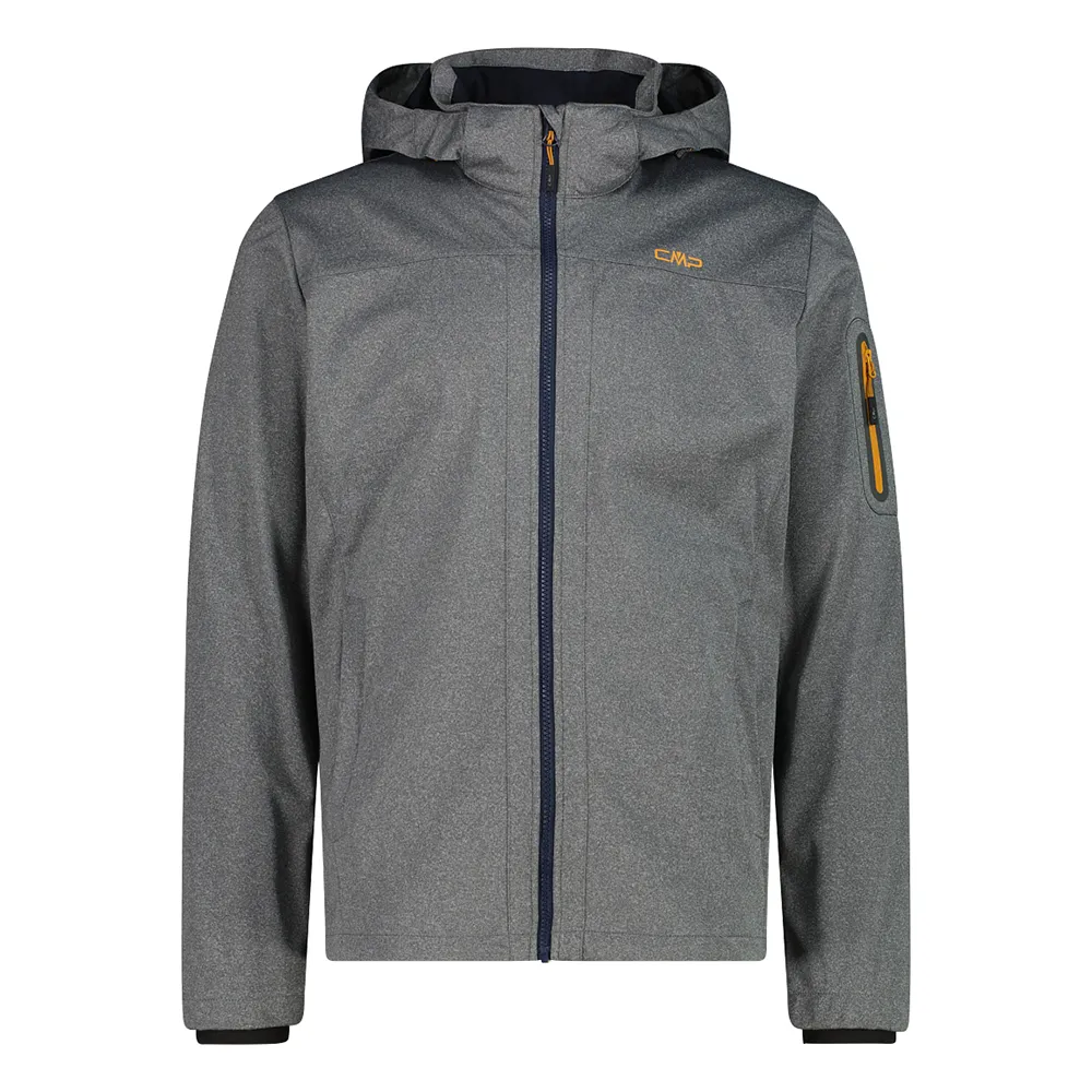 Cmp Zip Hood 39a5027m Softshelljack Grijs