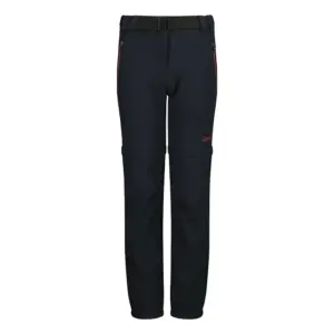 Cmp Zip Off 3t51445 Broek Antracite / Peony