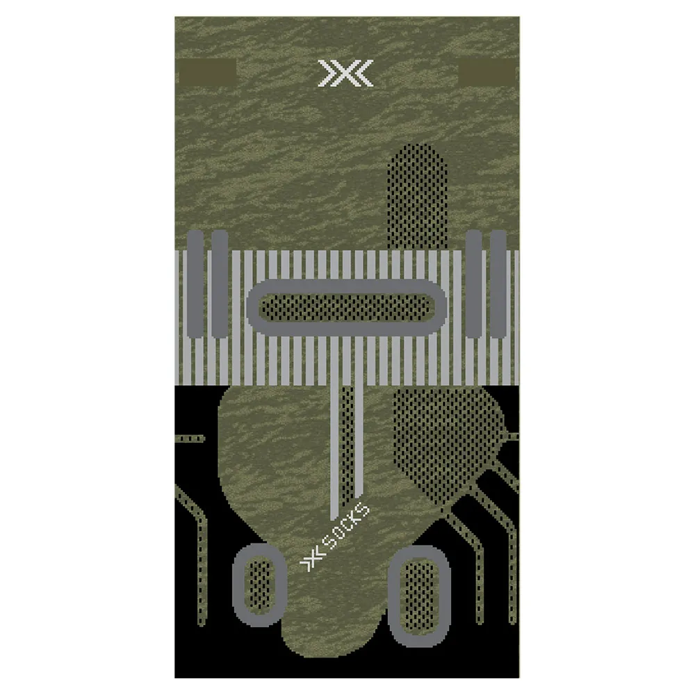 X-socks Hike Perform Merino Ankle Sokken Olijf