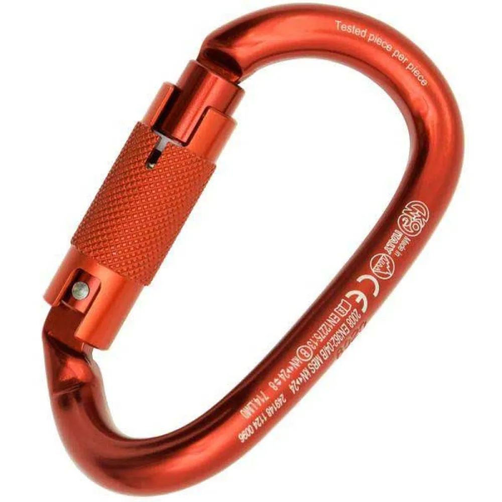 Kong Ovalone Dna Auto Block Karabijnhaak Rood
