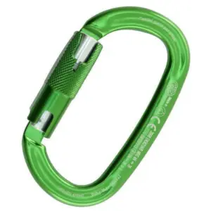 Kong Ovalone Rise Lock Karabijnhaak Groen