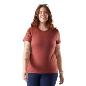 Smartwool Merino Plus T-shirt Met Korte Mouwen Burnt Sienna