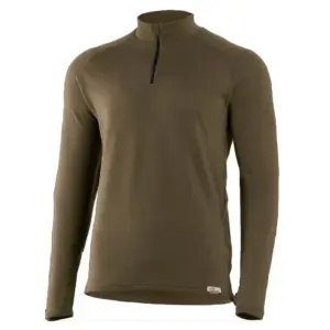 Lasting Wary Sweatshirt Met Halve Rits Groen