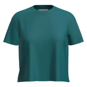 Icebreaker Merino 150 Tech Lite Crop T-shirt Met Korte Mouwen Turquoise