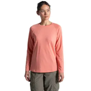 Craghoppers Nosilife Nour T-shirt Met Lange Mouwen Spiced Apricot
