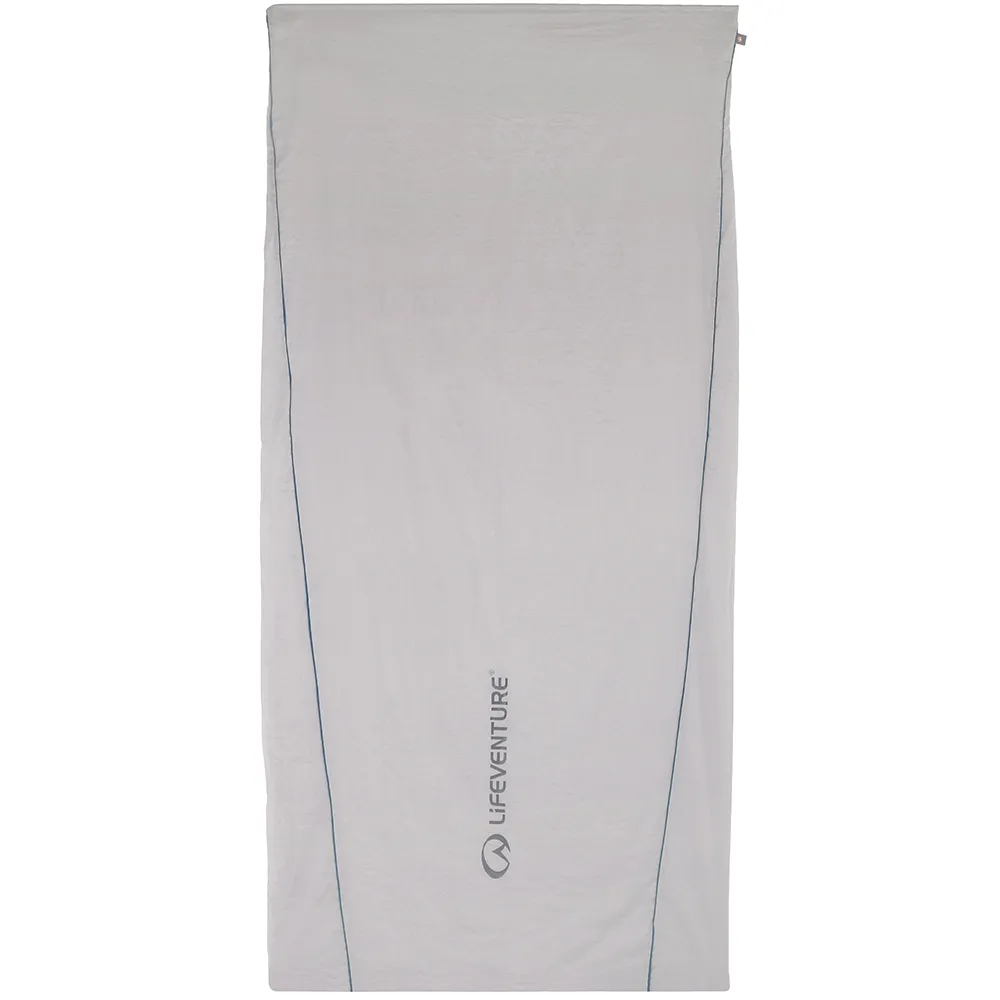 Lifeventure Cotton Liner-rectangular Slaapzak Blauw