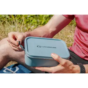 Lifeventure Stainless Steel Lunchbox Blauw