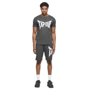 Tapout Dunlab Korte Mouw Set Antraciet