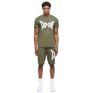 Tapout Dunlab Korte Mouw Set Olijf