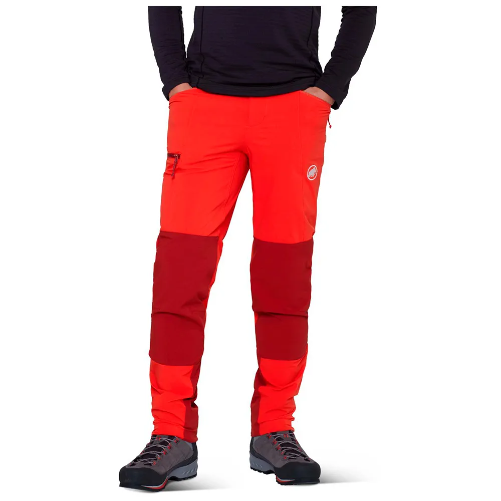 Mammut Courmayeur Softshell Broek Rood