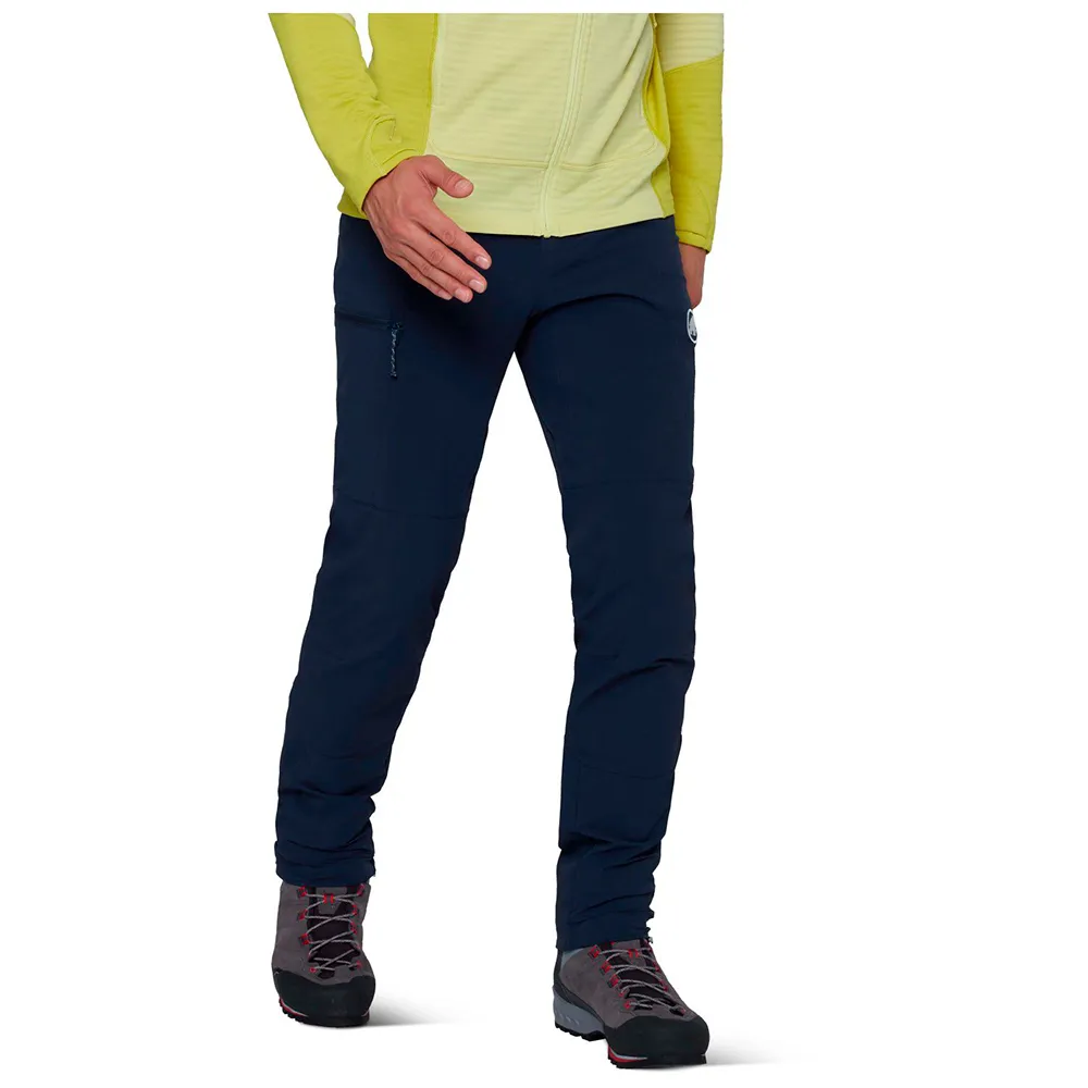 Mammut Courmayeur Softshell Broek Blauw