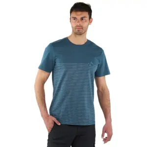 Edelrid Highball V T-shirt Met Korte Mouwen Blauw
