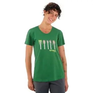 Edelrid Splice Girls T-shirt Met Korte Mouwen Groen