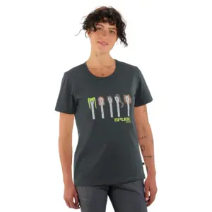 Edelrid Splice Girls T-shirt Met Korte Mouwen Blauw