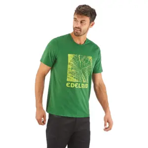 Edelrid Timber T-shirt Met Korte Mouwen Groen
