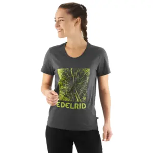 Edelrid Timber T-shirt Met Korte Mouwen Blauw