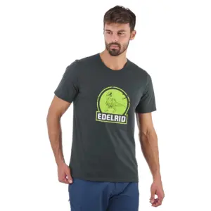 Edelrid Tree Rex T-shirt Met Korte Mouwen Blauw