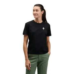 Diamond Equipment For Alpinists T-shirt Met Korte Mouwen Zwart