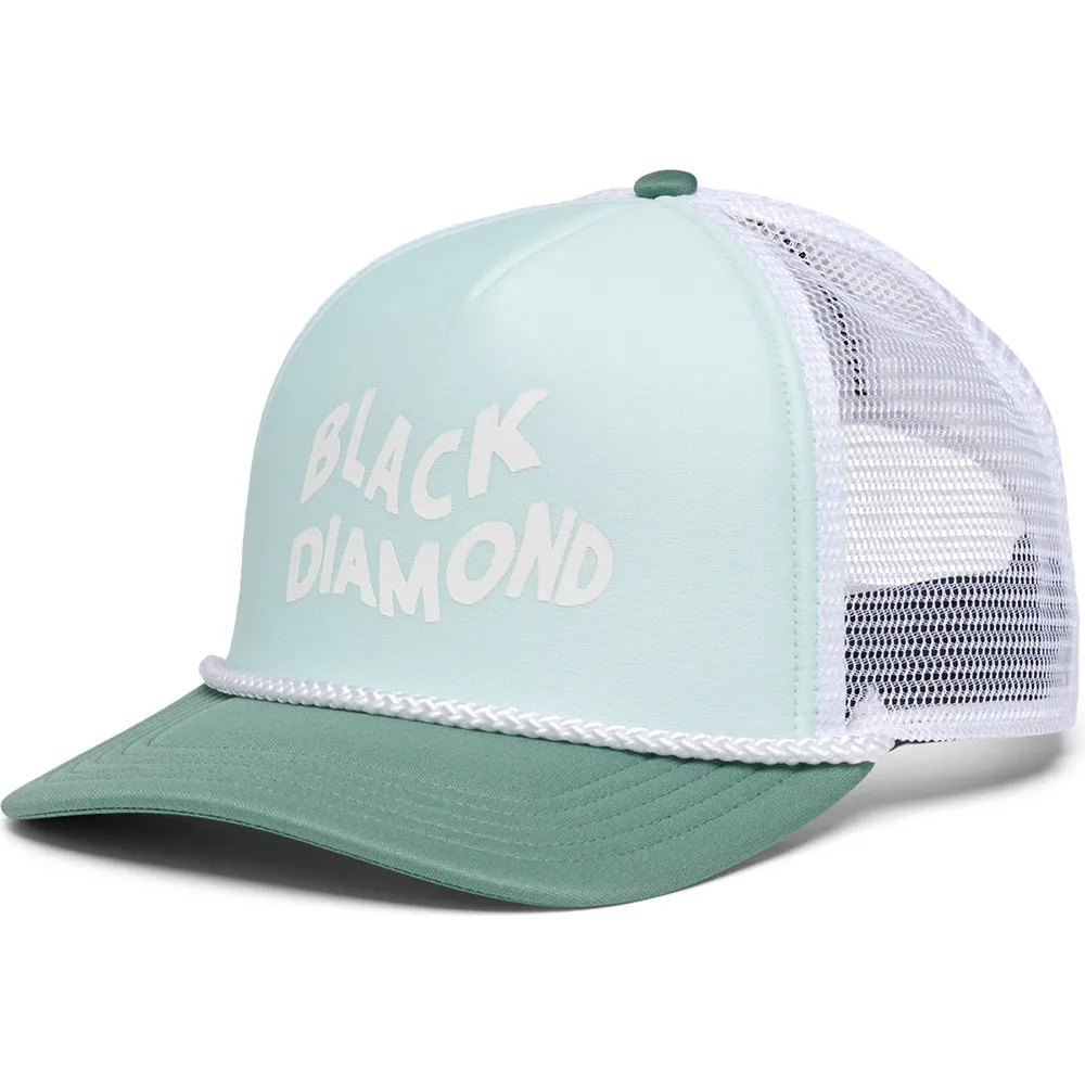 Diamond Flat Bill Trucker Pet Groen